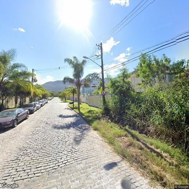 Imagem estática do "Street View" da localização