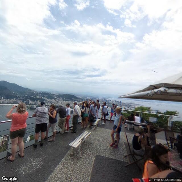 Imagem estática do "Street View" da localização