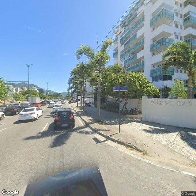 Imagem estática do "Street View" da localização
