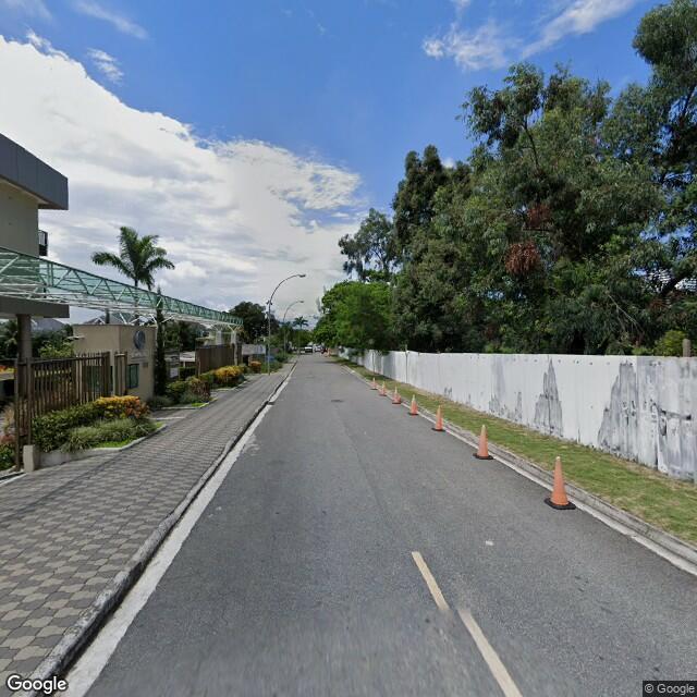 Imagem estática do "Street View" da localização