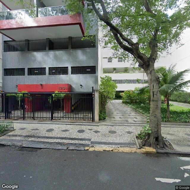 Imagem estática do "Street View" da localização