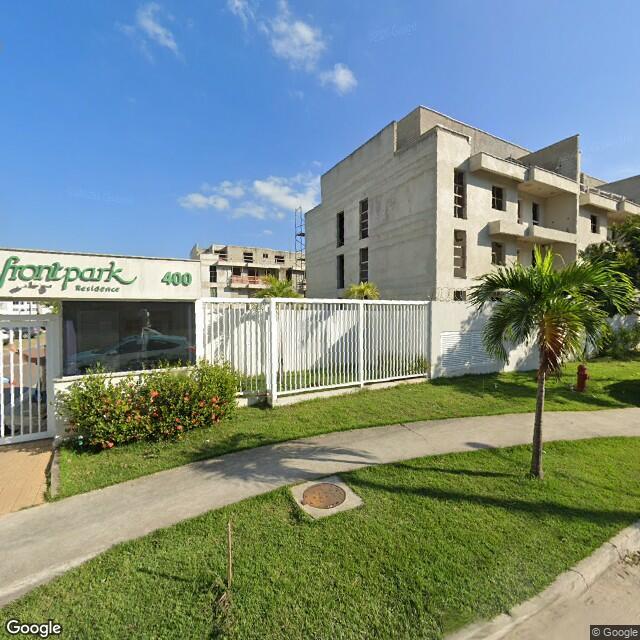 Imagem estática do "Street View" da localização