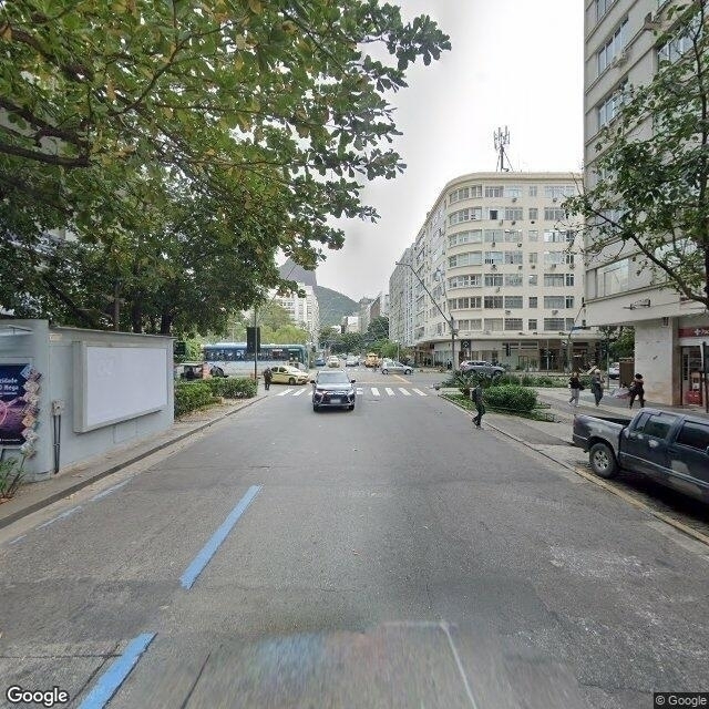 Imagem estática do "Street View" da localização