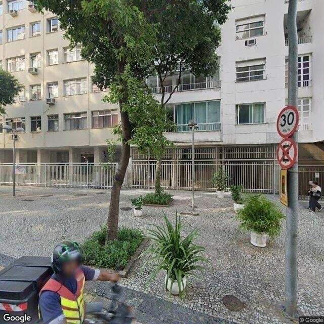 Imagem estática do "Street View" da localização