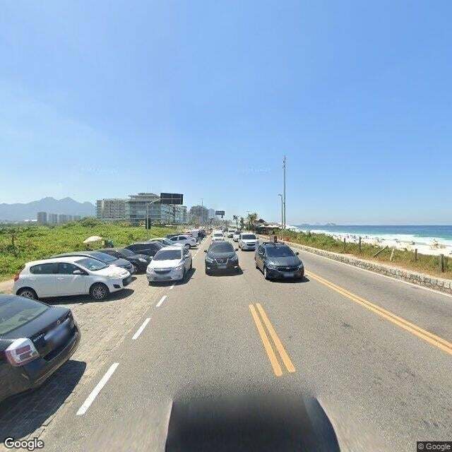 Imagem estática do "Street View" da localização