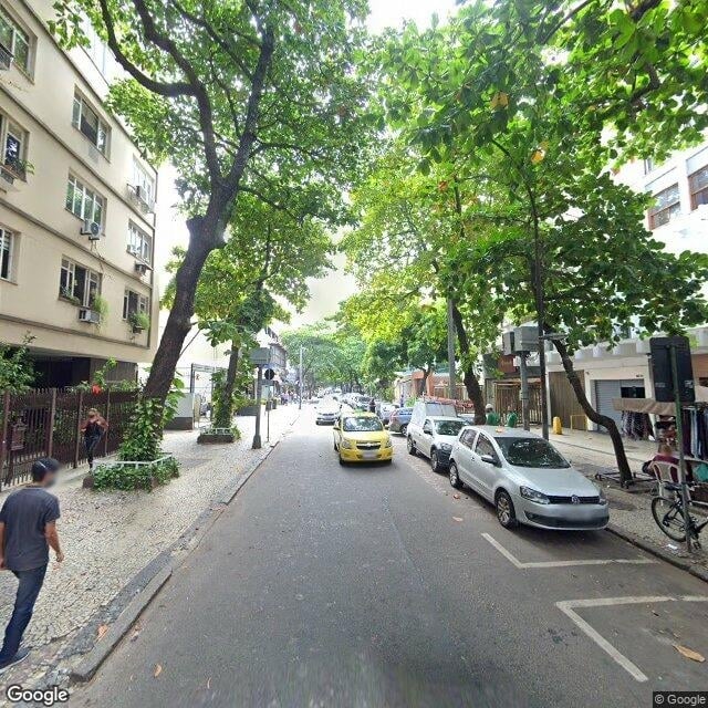 Imagem estática do "Street View" da localização