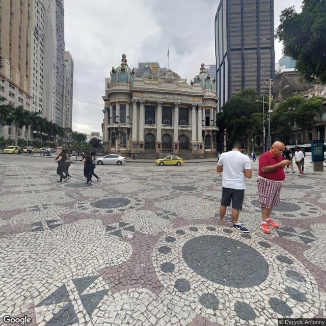 Imagem estática do "Street View" da localização