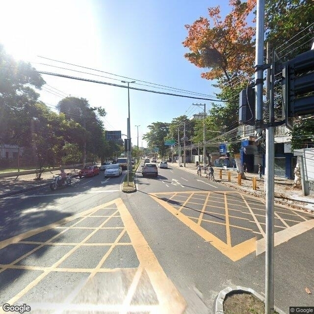 Imagem estática do "Street View" da localização