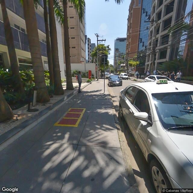 Imagem estática do "Street View" da localização