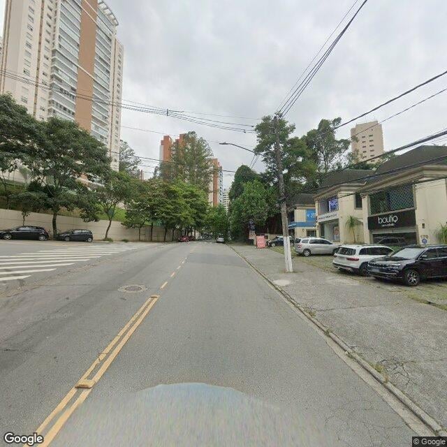 Imagem estática do "Street View" da localização