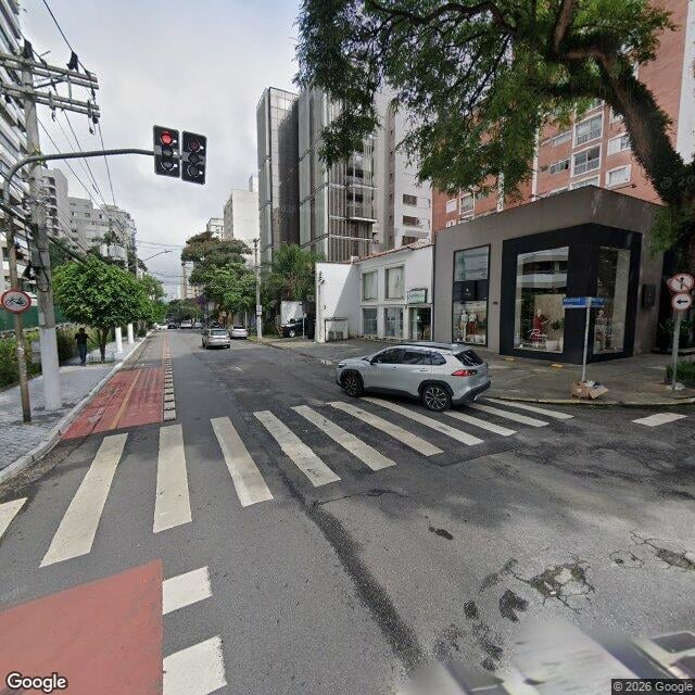 Imagem estática do "Street View" da localização