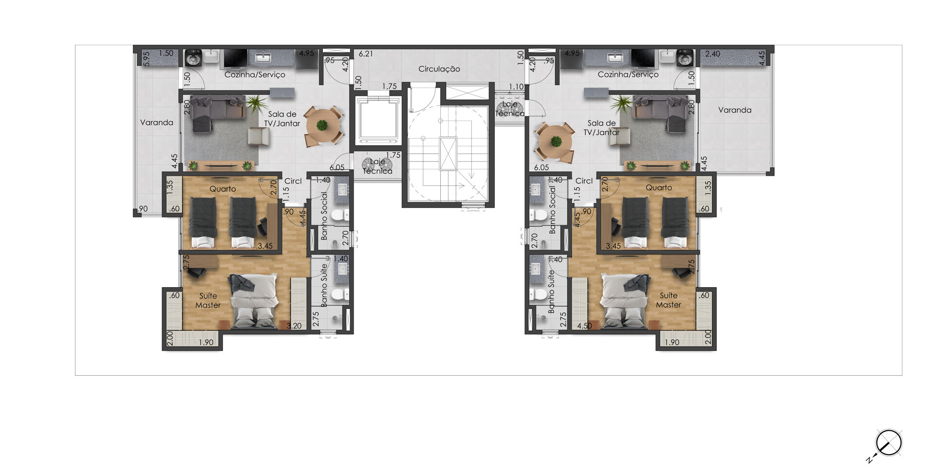 Apartamento, 3 quartos, 168 m² - Foto 9