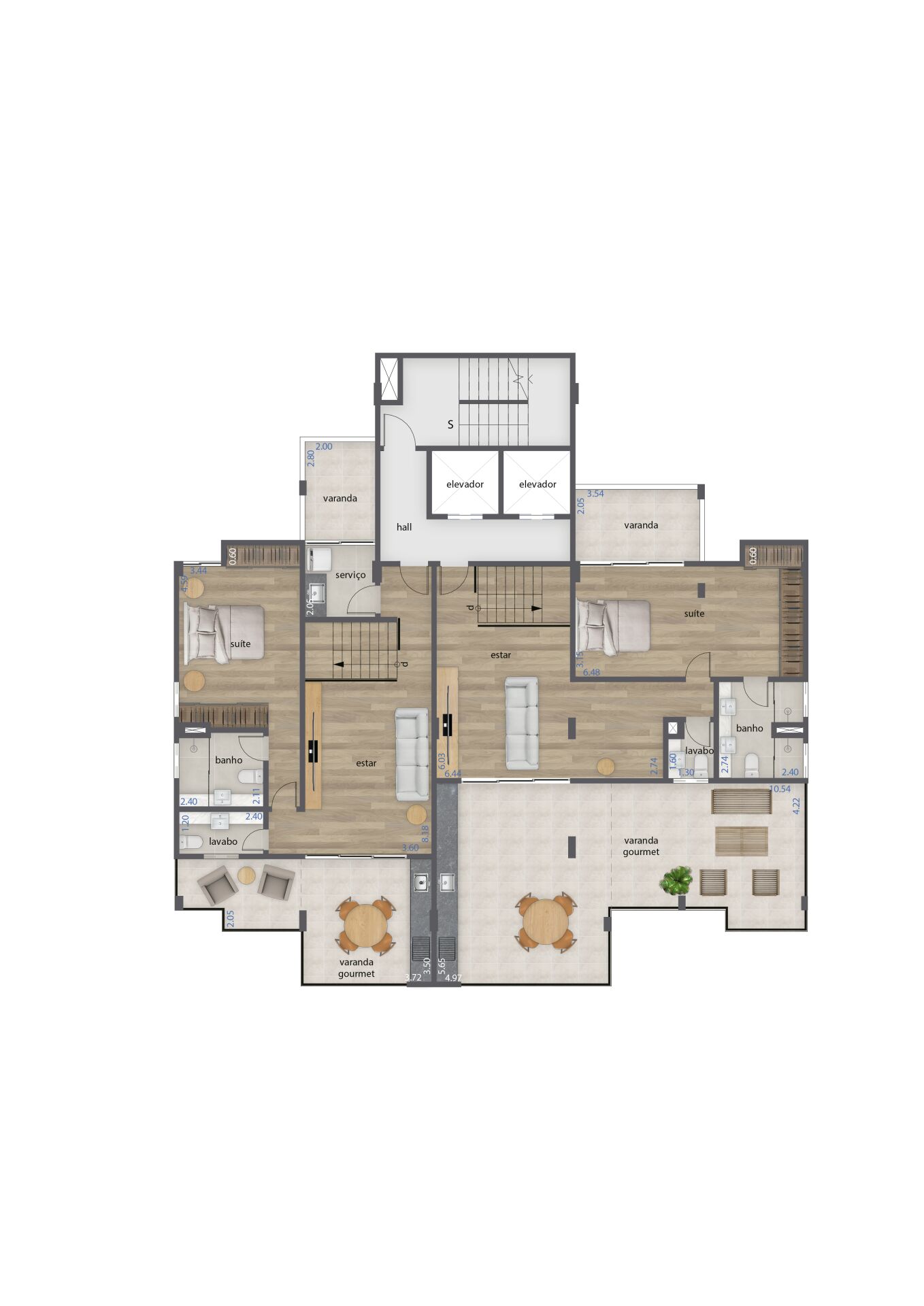 Apartamento, 2 quartos, 89 m² - Foto 24