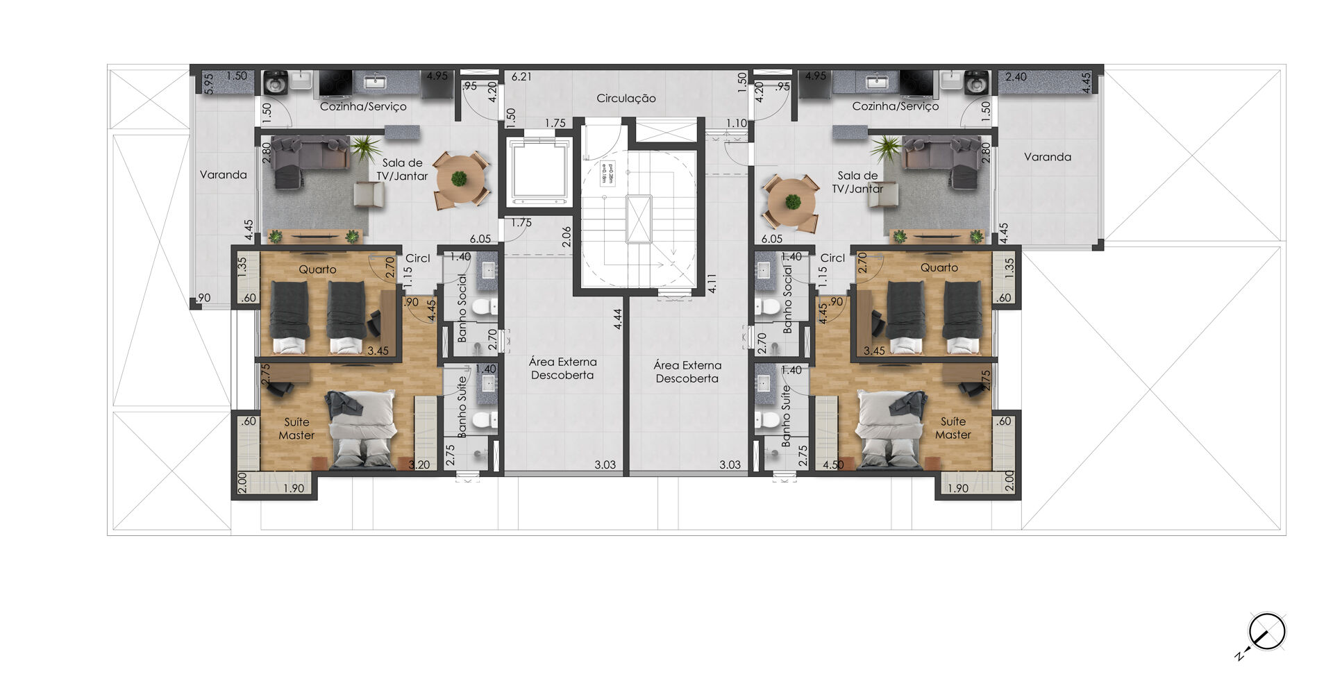 Apartamento, 2 quartos, 102 m² - Foto 4