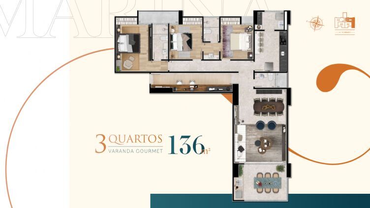 Apartamento, 3 quartos, 136 m² - Foto 19