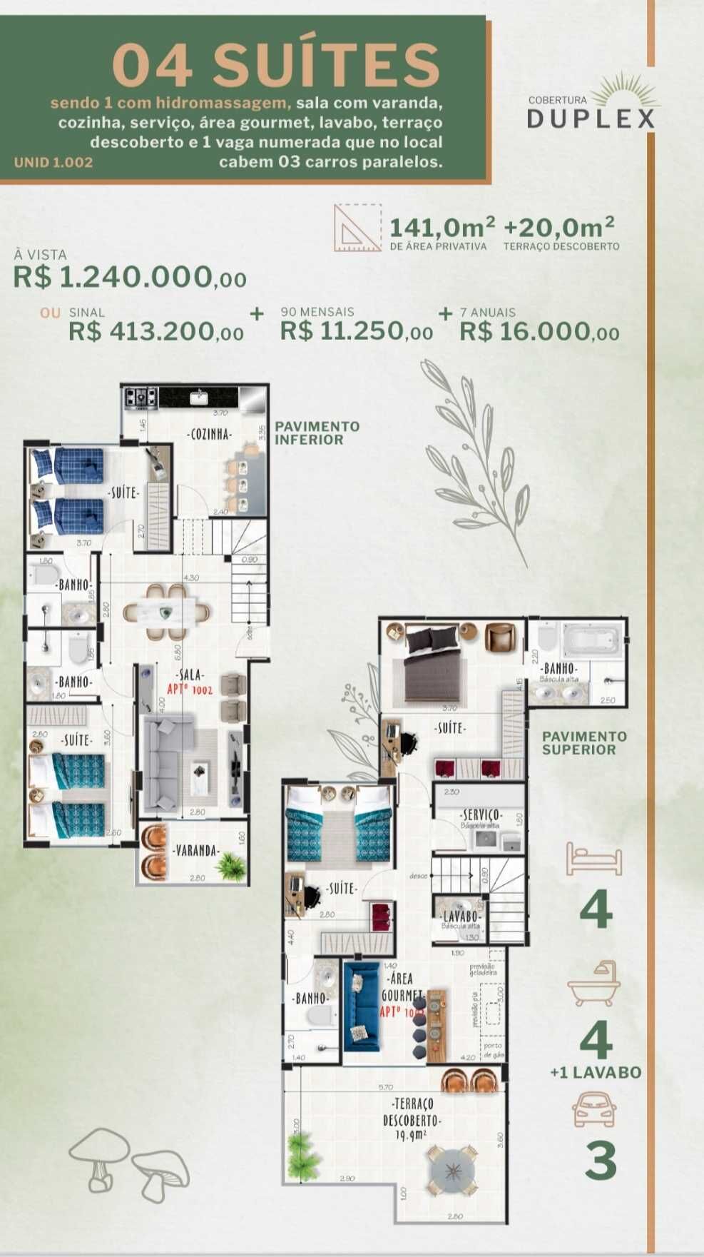 Apartamento, 2 quartos, 77 m² - Foto 13
