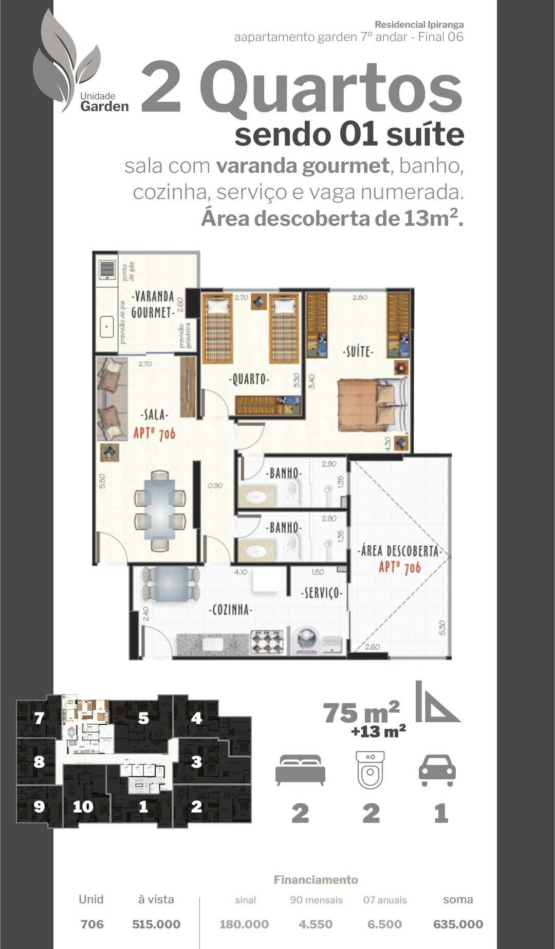 Apartamento, 2 quartos, 68 m² - Foto 21