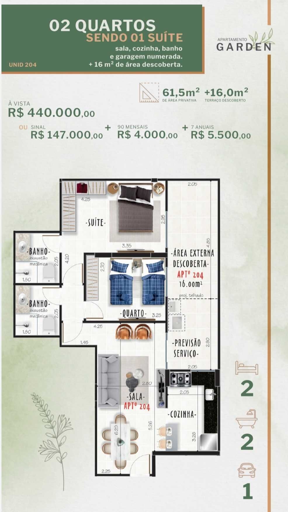 Apartamento, 2 quartos, 111 m² - Foto 6