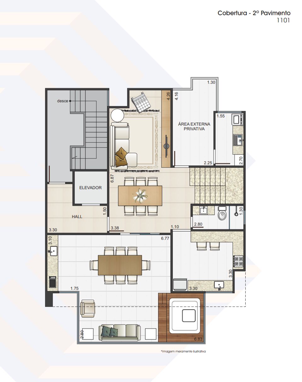 Cobertura, 4 quartos, 165 m² - Foto 4