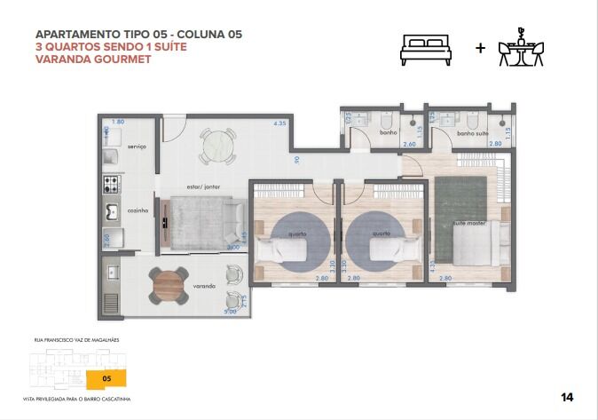Apartamento, 2 quartos, 65 m² - Foto 5