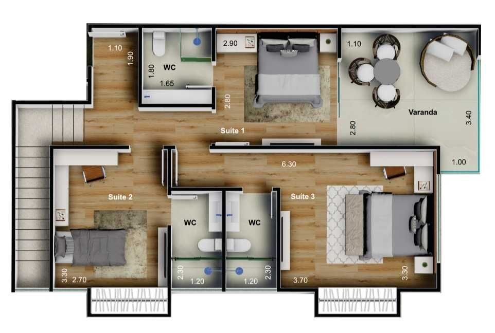 Apartamento, 2 quartos, 68 m² - Foto 9
