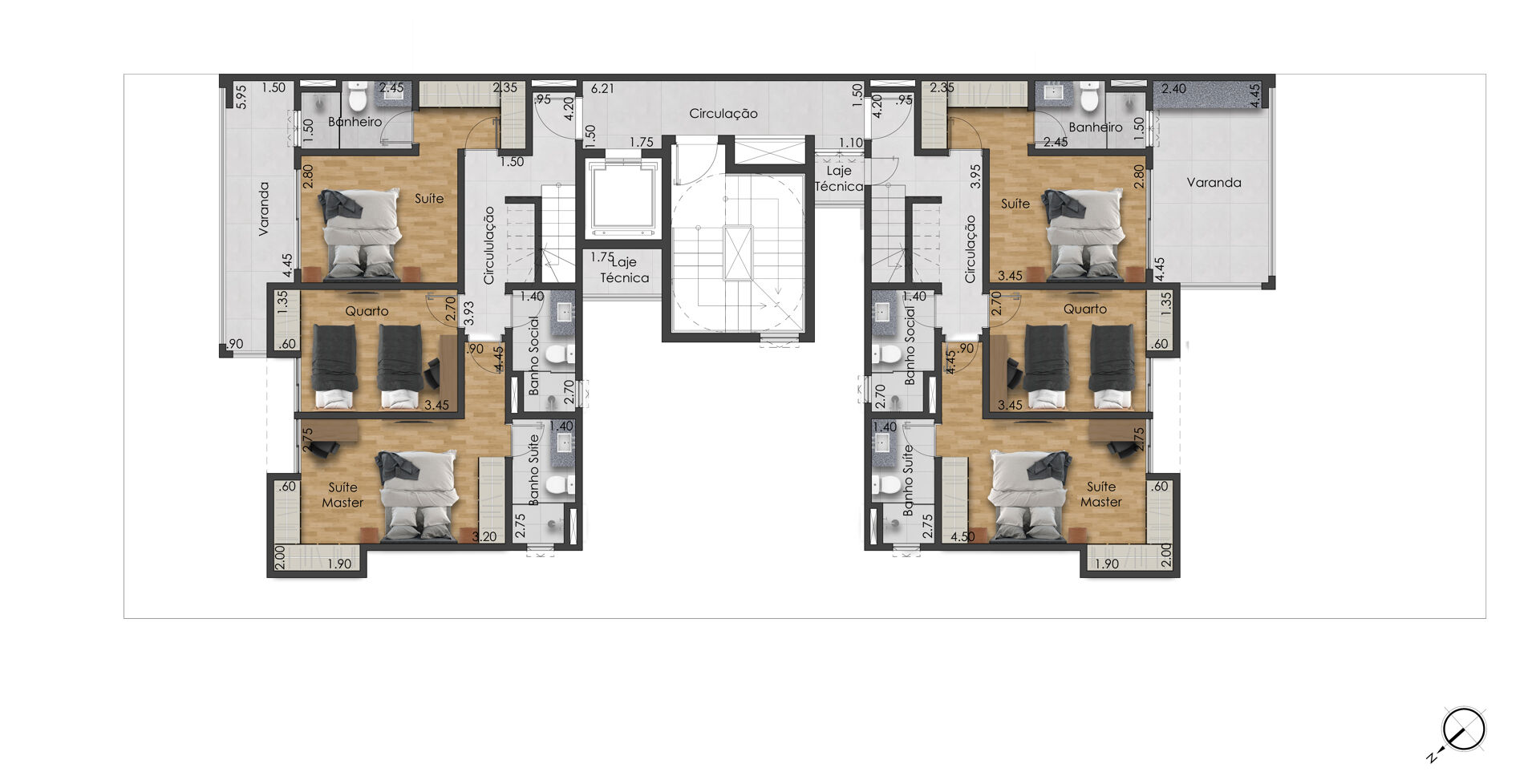 Apartamento, 3 quartos, 168 m² - Foto 5