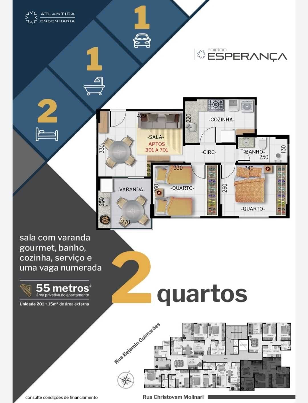 Apartamento, 2 quartos, 52 m² - Foto 5