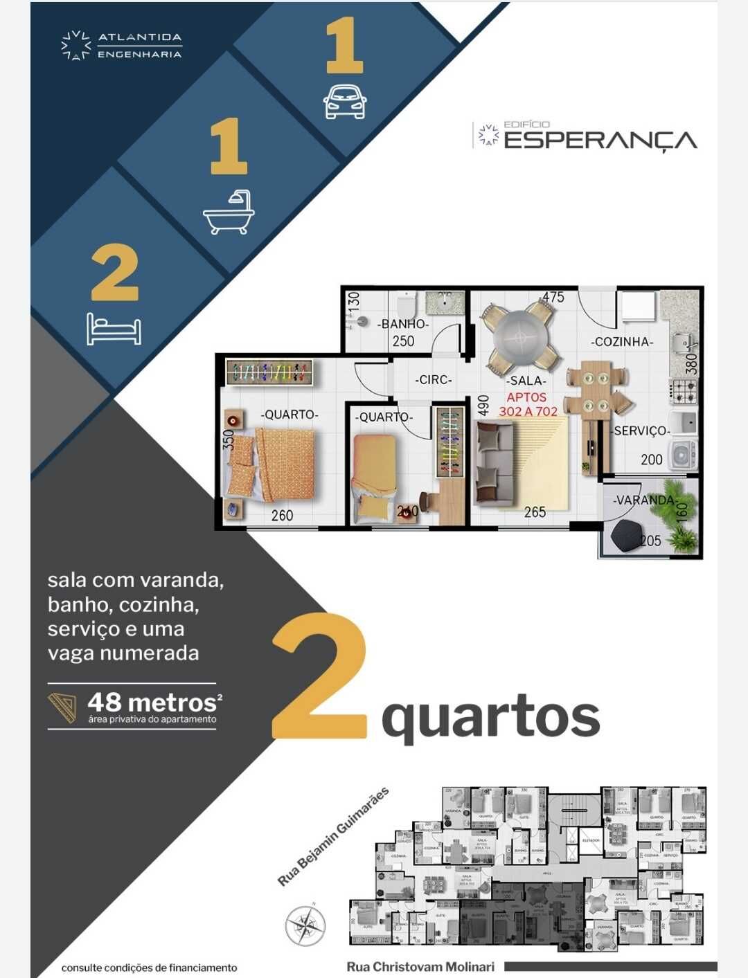 Apartamento, 2 quartos, 62 m² - Foto 6