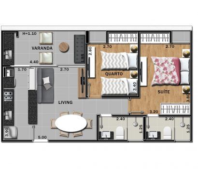 Apartamento, 2 quartos, 60 m² - Foto 15