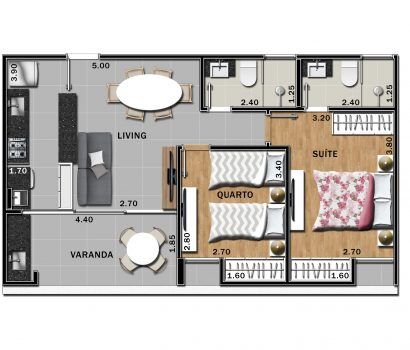 Apartamento, 2 quartos, 60 m² - Foto 16