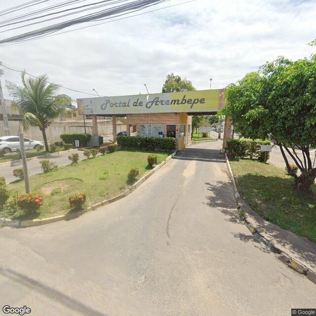 Imagem estática do "Street View" da localização