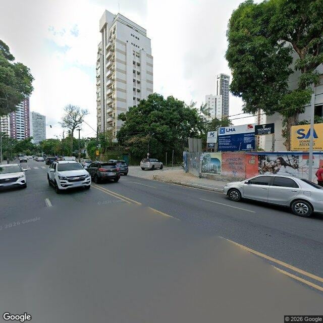 Imagem estática do "Street View" da localização