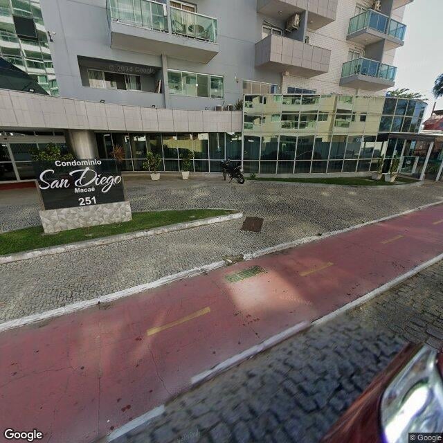 Imagem estática do "Street View" da localização