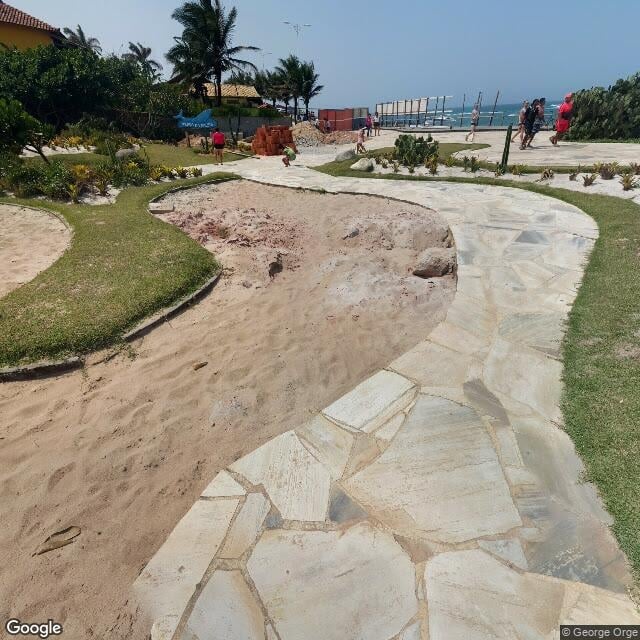 Imagem estática do "Street View" da localização