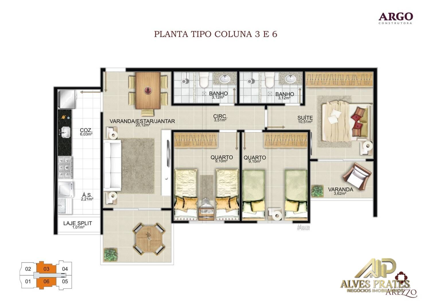 Apartamento, 3 quartos, 84 m² - Foto 22