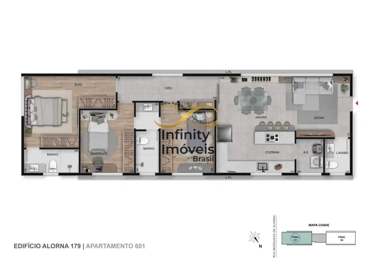 Cobertura, 3 quartos, 136 m² - Foto 20
