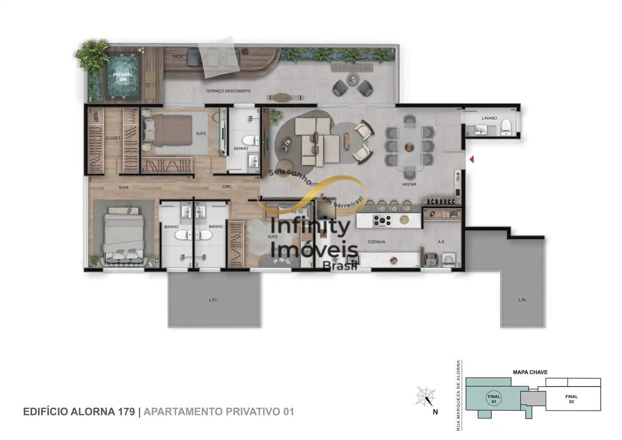 Cobertura, 3 quartos, 136 m² - Foto 17