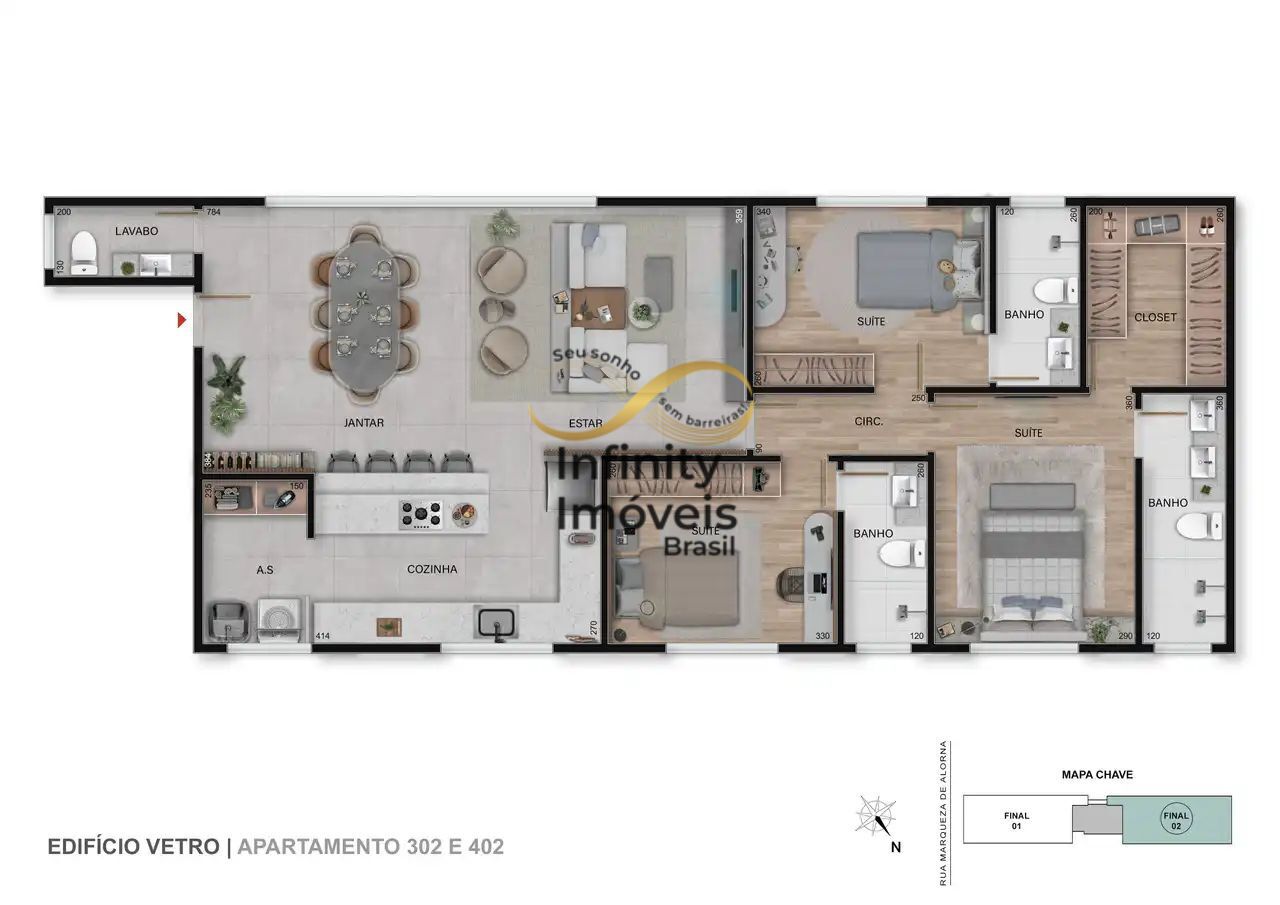 Cobertura, 3 quartos, 136 m² - Foto 28