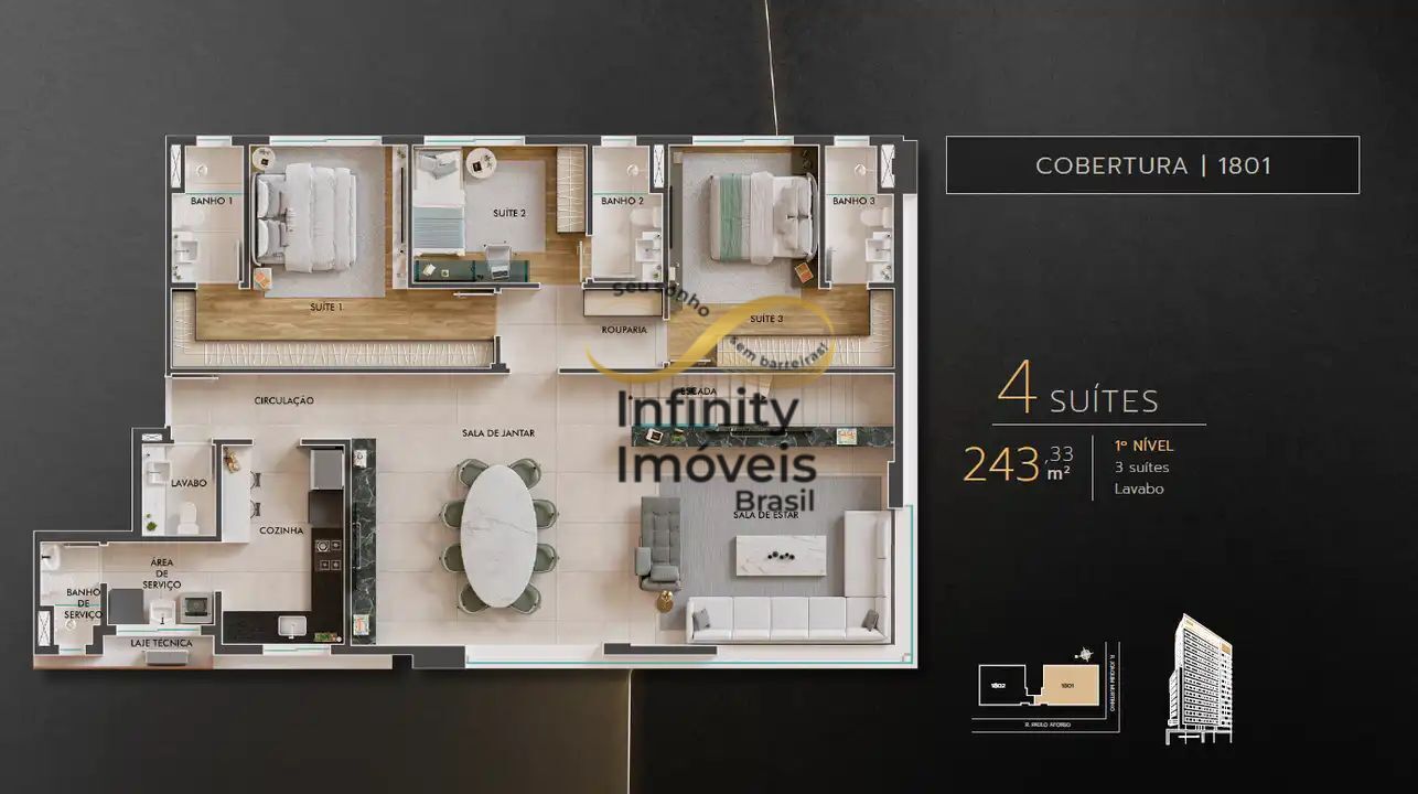 Apartamento, 3 quartos, 85 m² - Foto 48