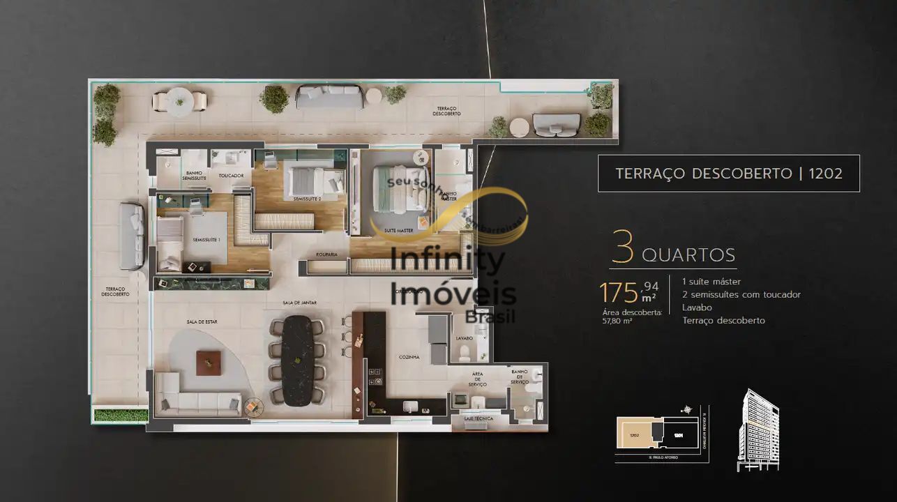 Apartamento, 3 quartos, 85 m² - Foto 47