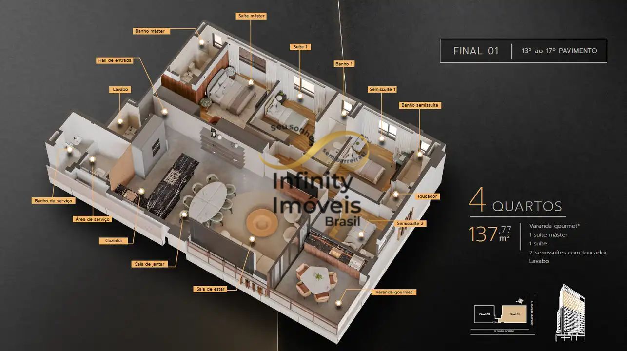 Apartamento, 3 quartos, 85 m² - Foto 44