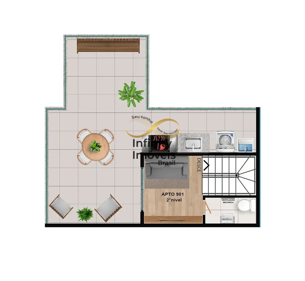 Apartamento, 2 quartos, 49 m² - Foto 75