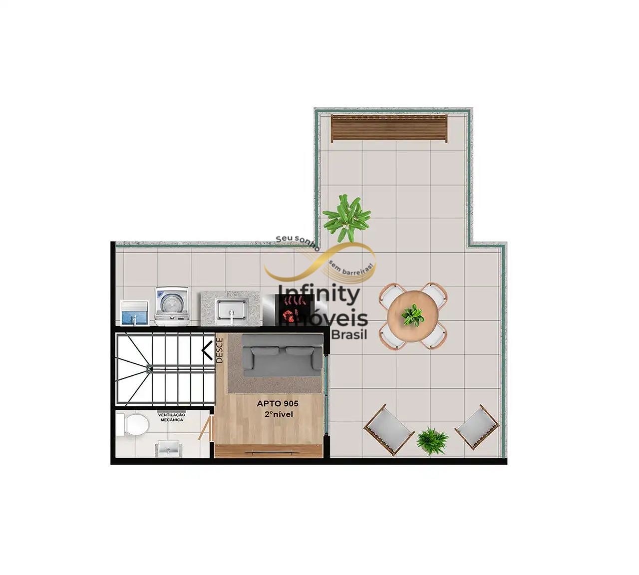 Apartamento, 2 quartos, 49 m² - Foto 73