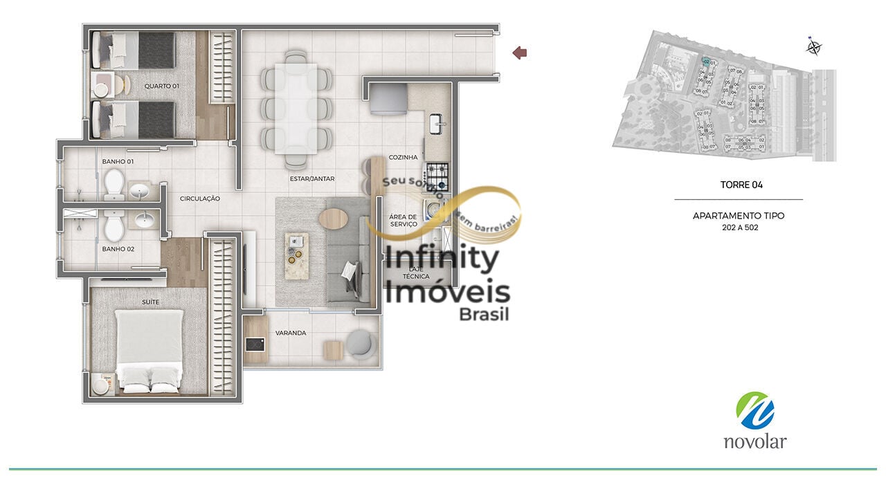 Apartamento, 2 quartos, 57 m² - Foto 10