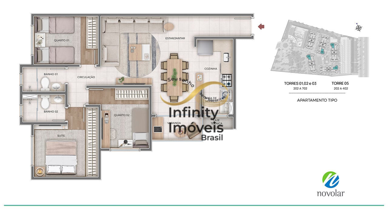 Apartamento, 2 quartos, 57 m² - Foto 12