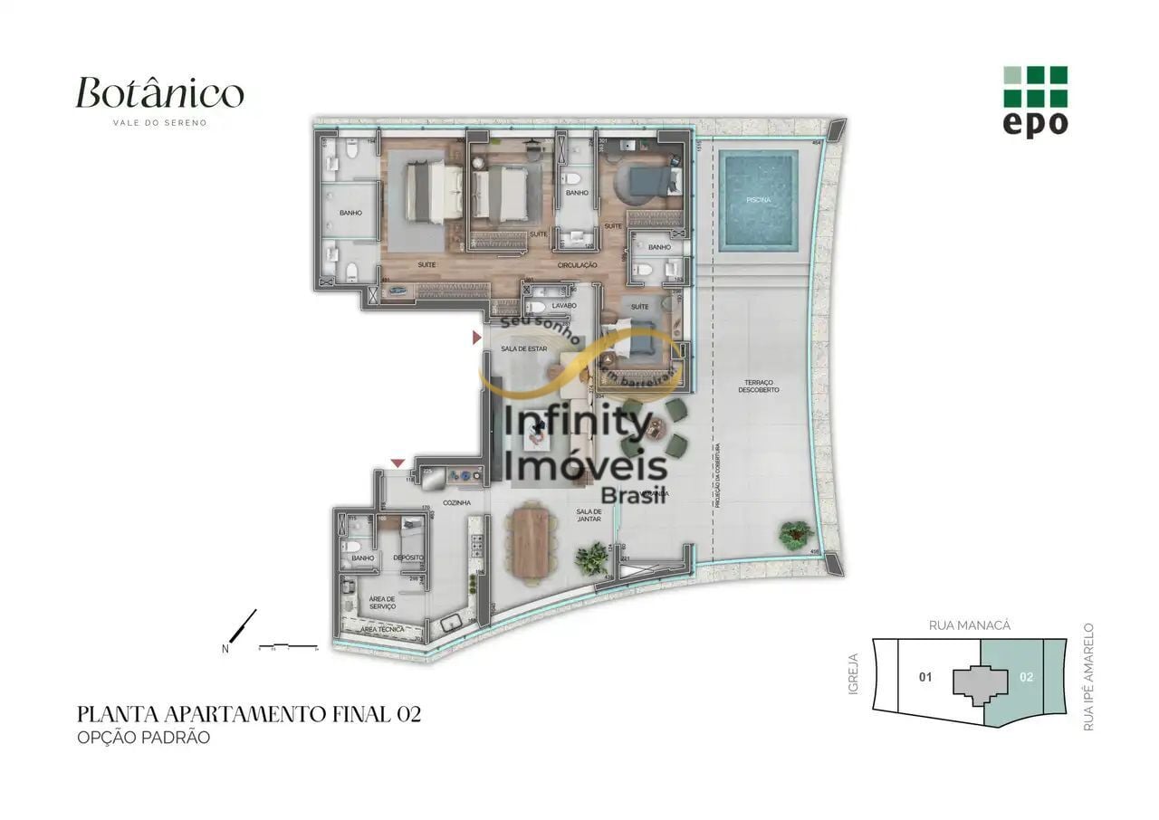 Cobertura, 3 quartos, 128 m² - Foto 42
