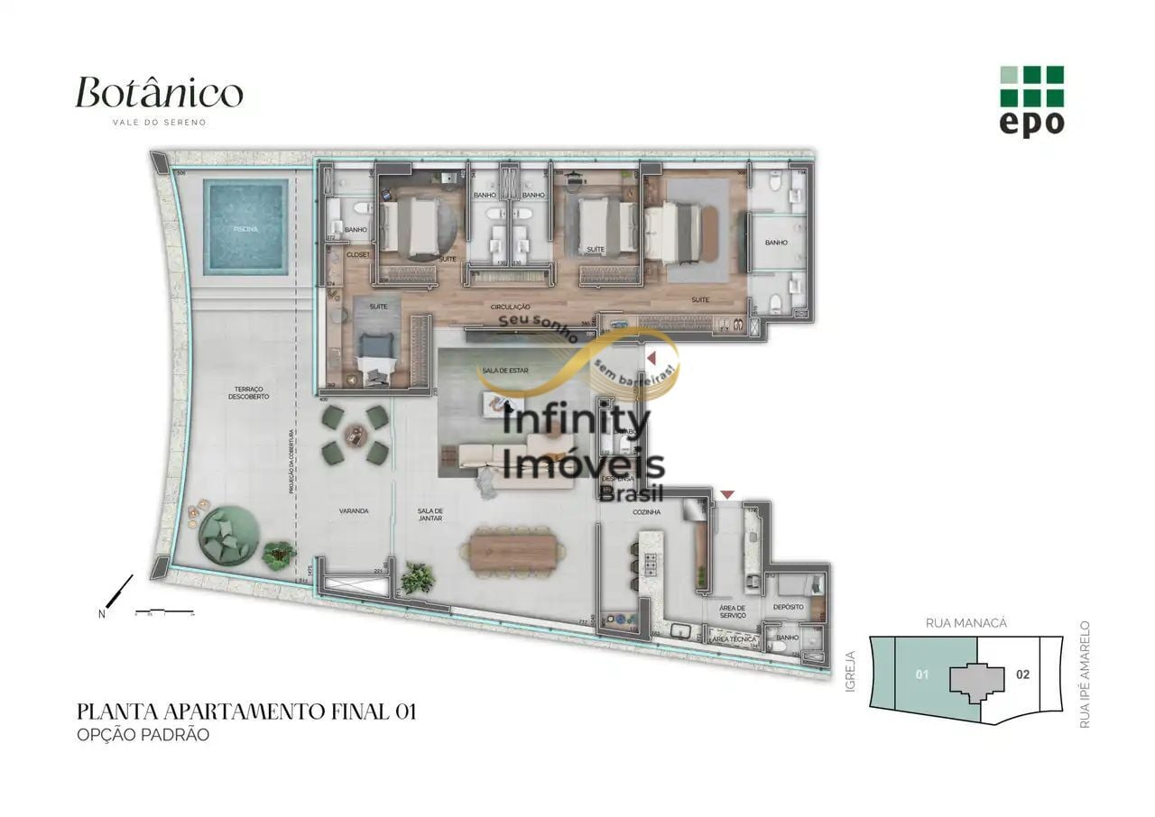 Cobertura, 3 quartos, 128 m² - Foto 40