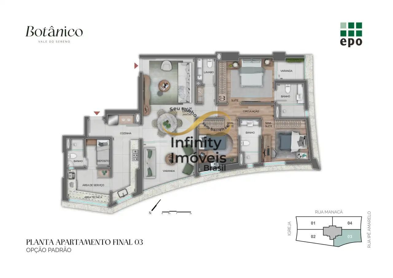 Cobertura, 3 quartos, 128 m² - Foto 44