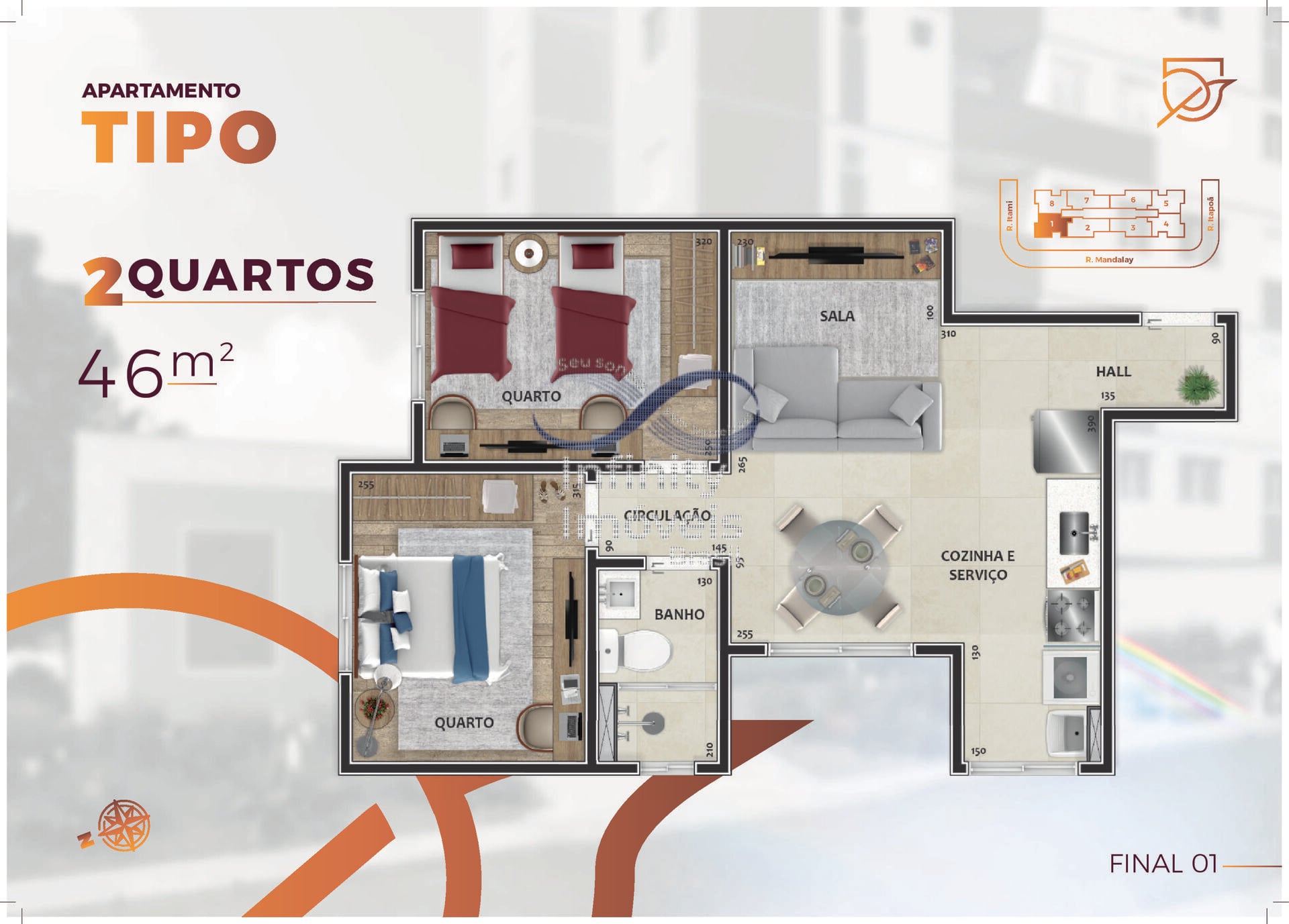 Cobertura, 2 quartos, 117 m² - Foto 14