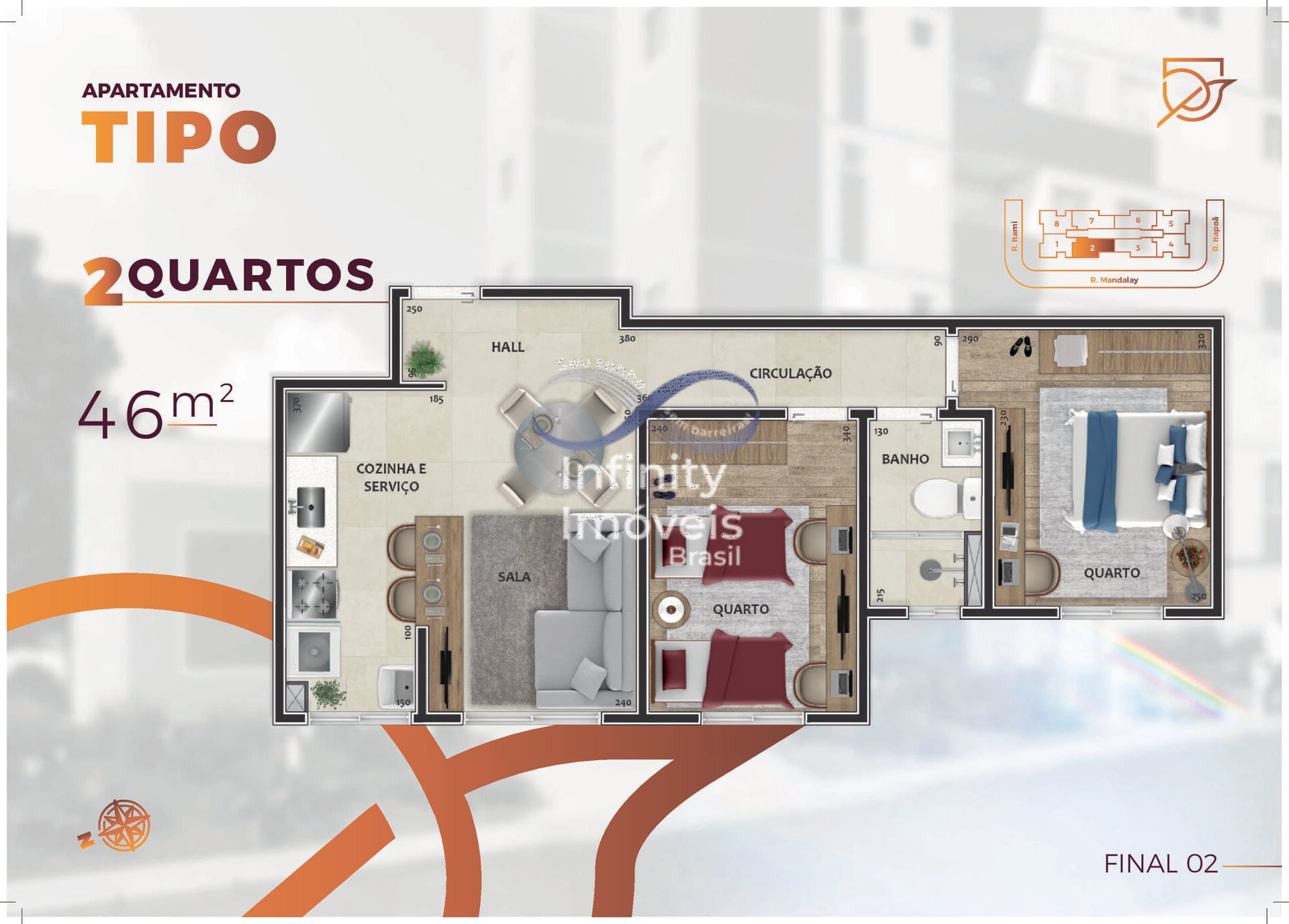 Cobertura, 2 quartos, 117 m² - Foto 15